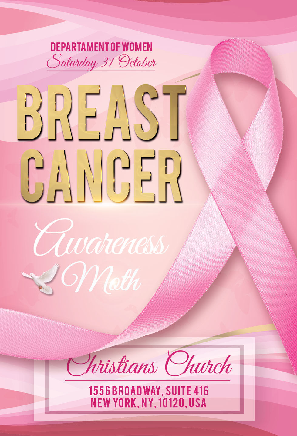Free Breast Cancer Awareness Pamphlets Printable Printable Templates