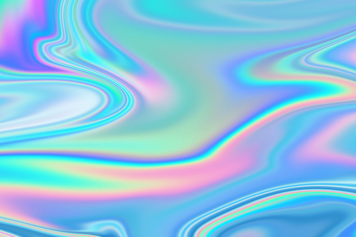 Iridescent Abstract Backgrounds By ArtistMef | TheHungryJPEG