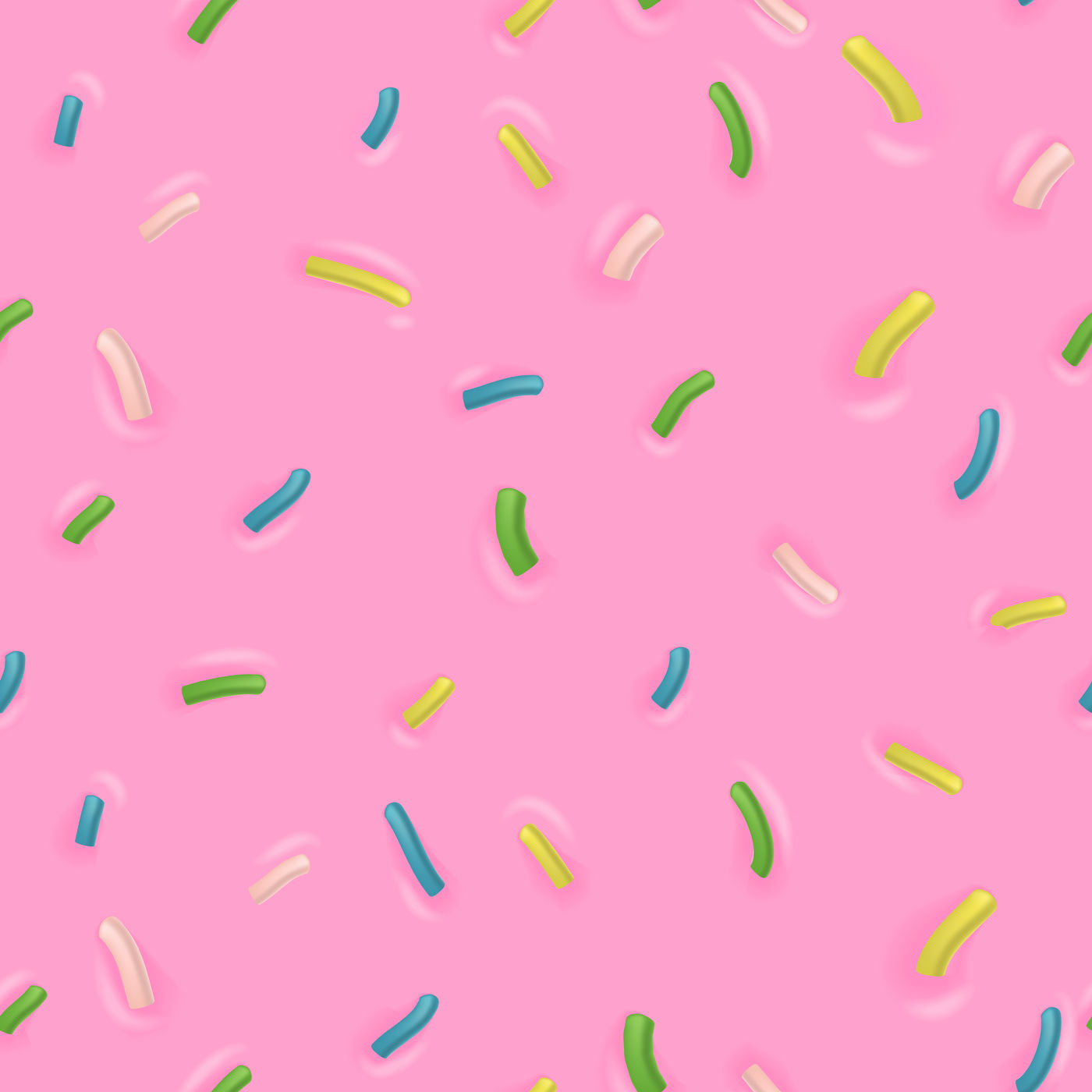 Seamless vector pattern with pink donut glaze By Microvector ...
