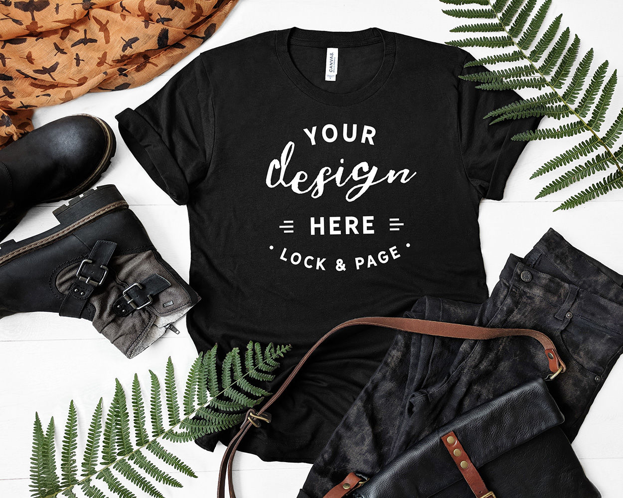 Download T-Shirt Mockup Mega Bundle Bella Canvas Fall Winter 3001 ...