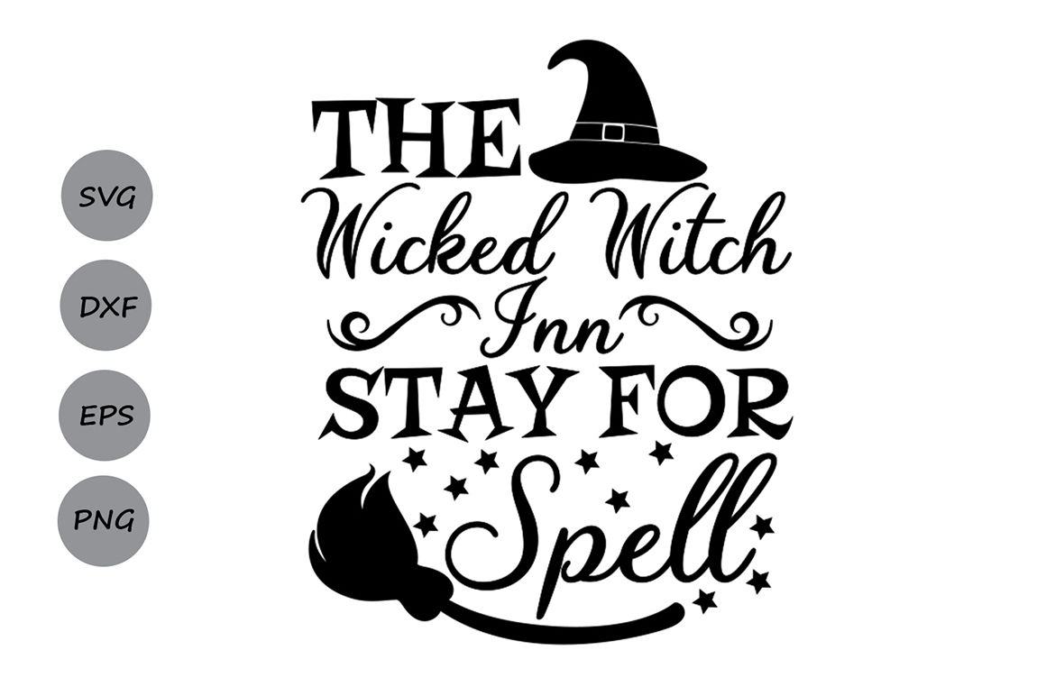Wicked Witch Inn Svg Halloween Svg Witch Svg Halloween Sayings By Cosmosfineart Thehungryjpeg Com