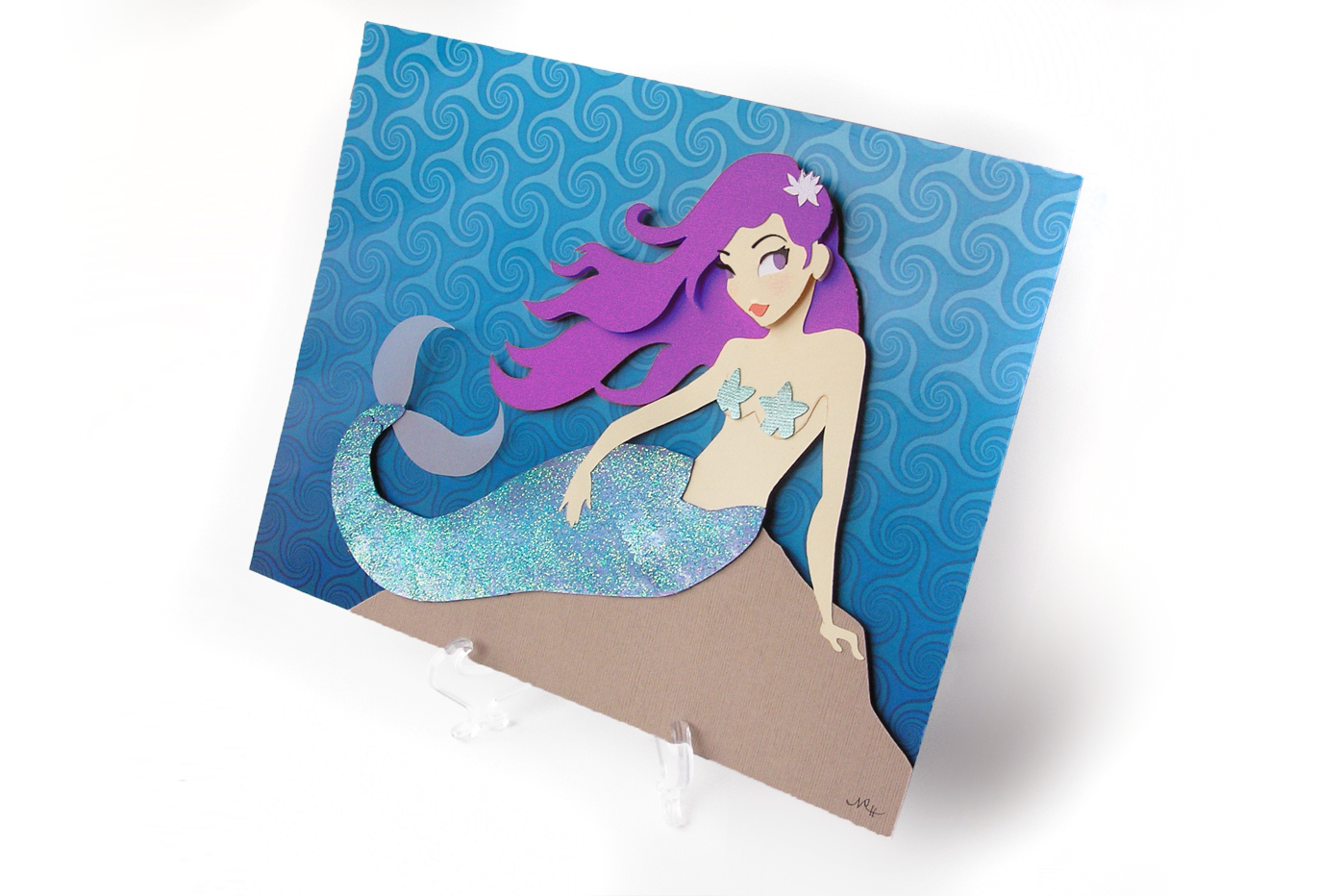 Download Beautiful Mermaid | SVG | PNG | DXF By Risa Rocks It ...