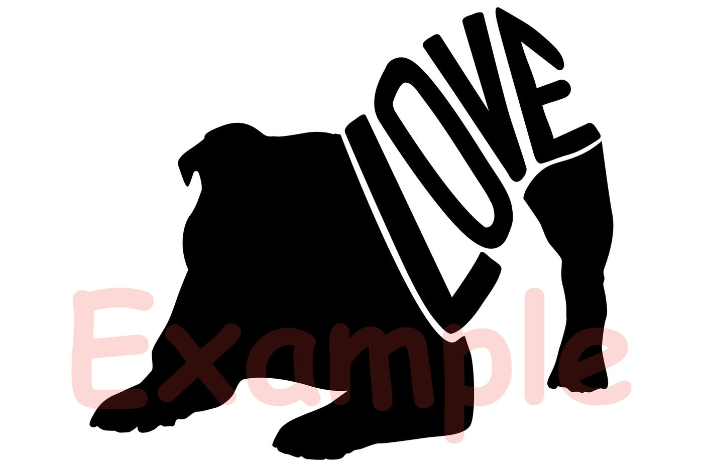 Bulldog Svg Dog Svg Puppy Svg Pet S Paw Svg Bulldog Dog Love 151sv By Hamhamart Thehungryjpeg Com