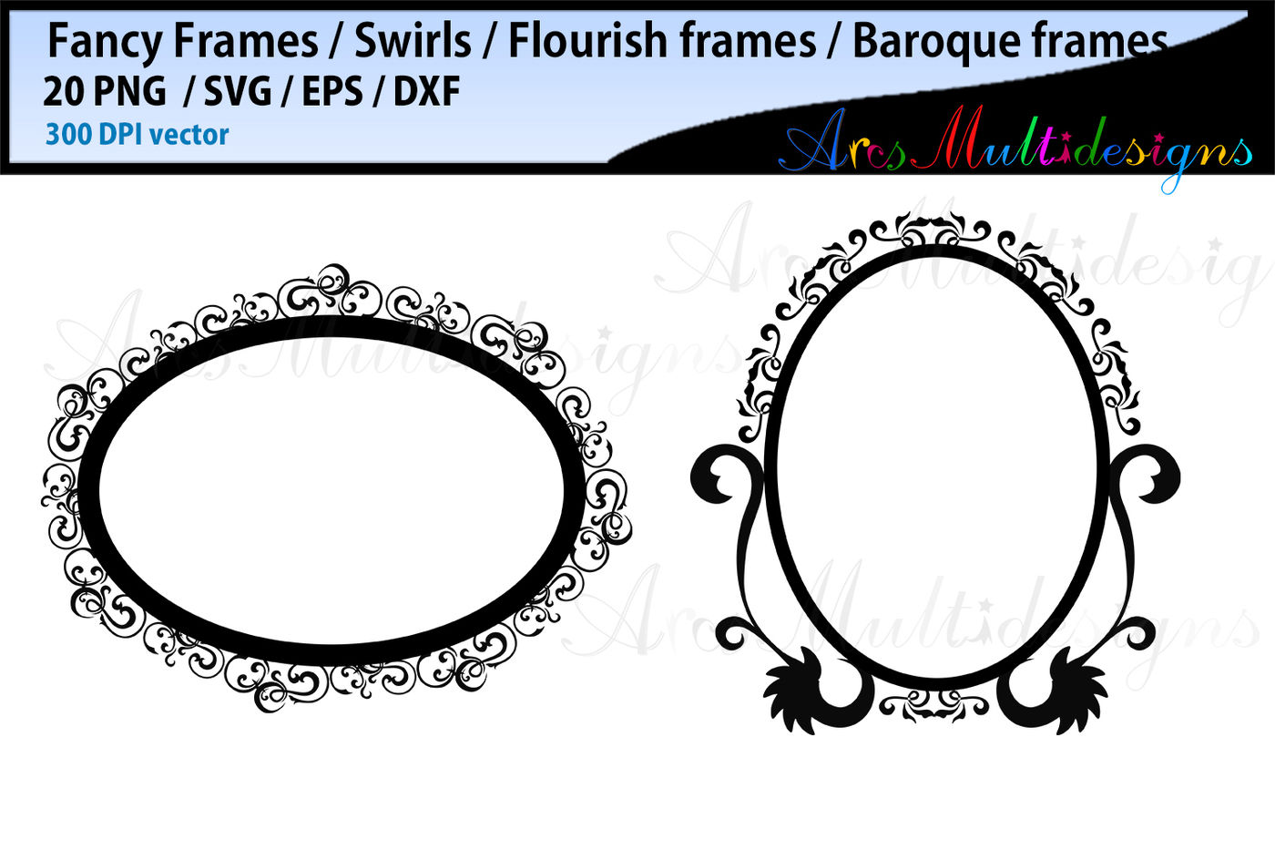 Fancy Frames Svg Bundle Fancy Labels Svg Baroque Frames Svg By Arcsmultidesignsshop Thehungryjpeg Com