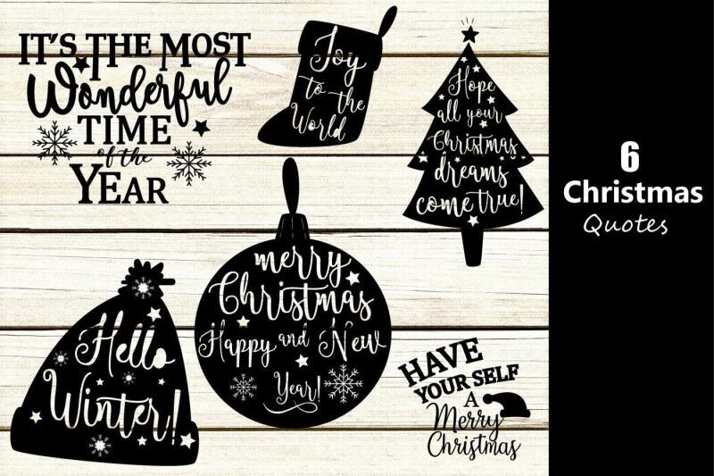 Christmas Quotes Svg Cutting Files Quotes Svg Cutting Files By Design Haul Thehungryjpeg Com