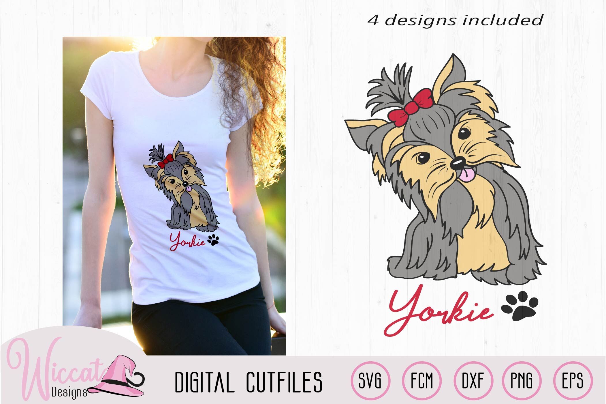 Download Yorkie Svg Yorkie Color Svg Girl Dog Girly Dog Svg By Wiccatdesigns Thehungryjpeg Com