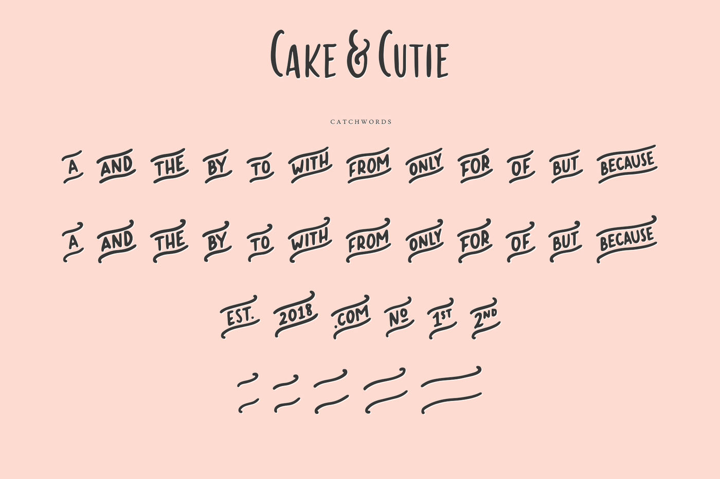 Cake Cutie A Handwritten Typeface By Ayca Atalay Creative Thehungryjpeg Com