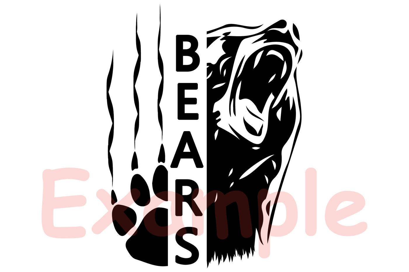 Chicago Bears Logo embroidery design