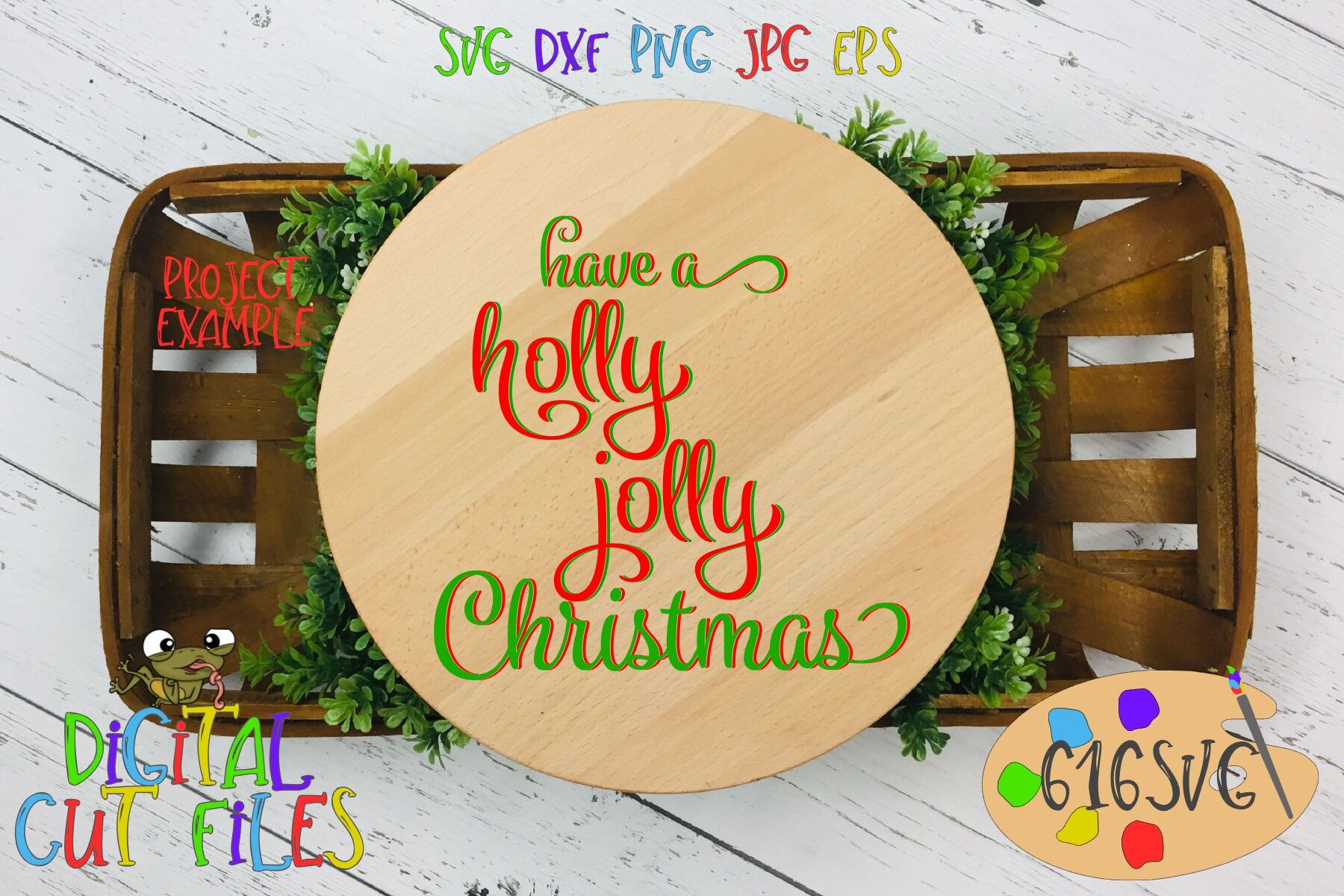 Have A Holly Jolly Christmas Svg By 616svg Thehungryjpeg Com