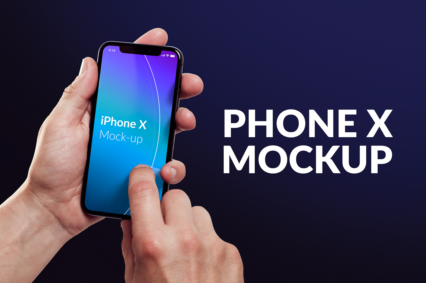 Download Holding Iphone Mockup Psd Yellowimages