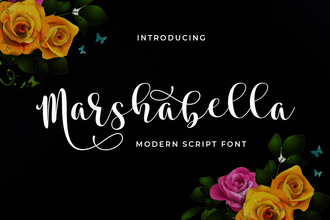 Marshabella Script By Aqeela Studio Thehungryjpeg Com