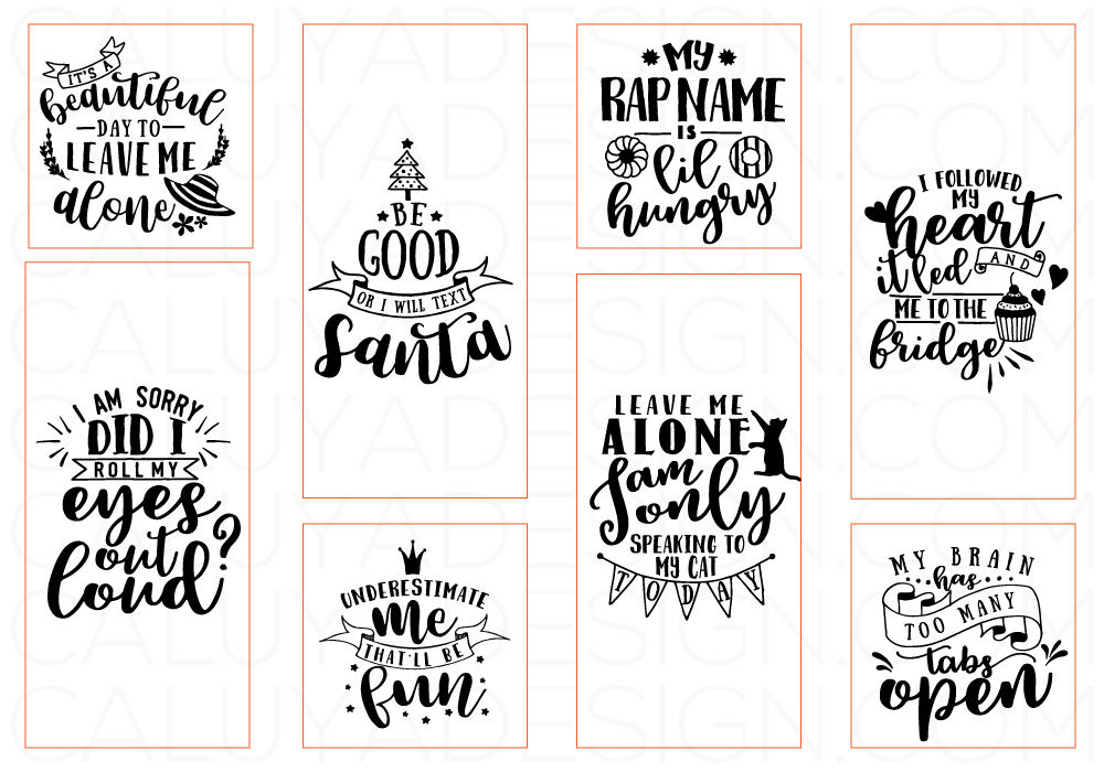 Download Funny Quotes Svg Cut File Bundle By Caluya Design Thehungryjpeg Com