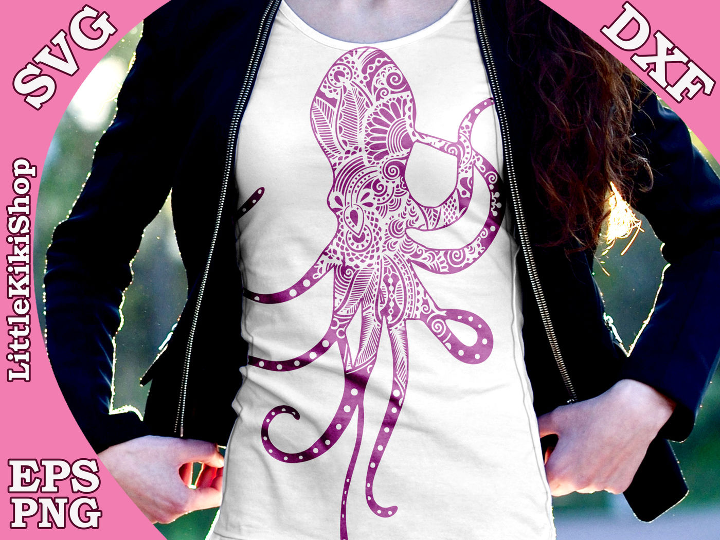 Sea Ocean Octopus clipart Octopus SVG Digital laser cut files for Cricut Silhouette. Octopus mandala SVG Intricate Zentangle Animal