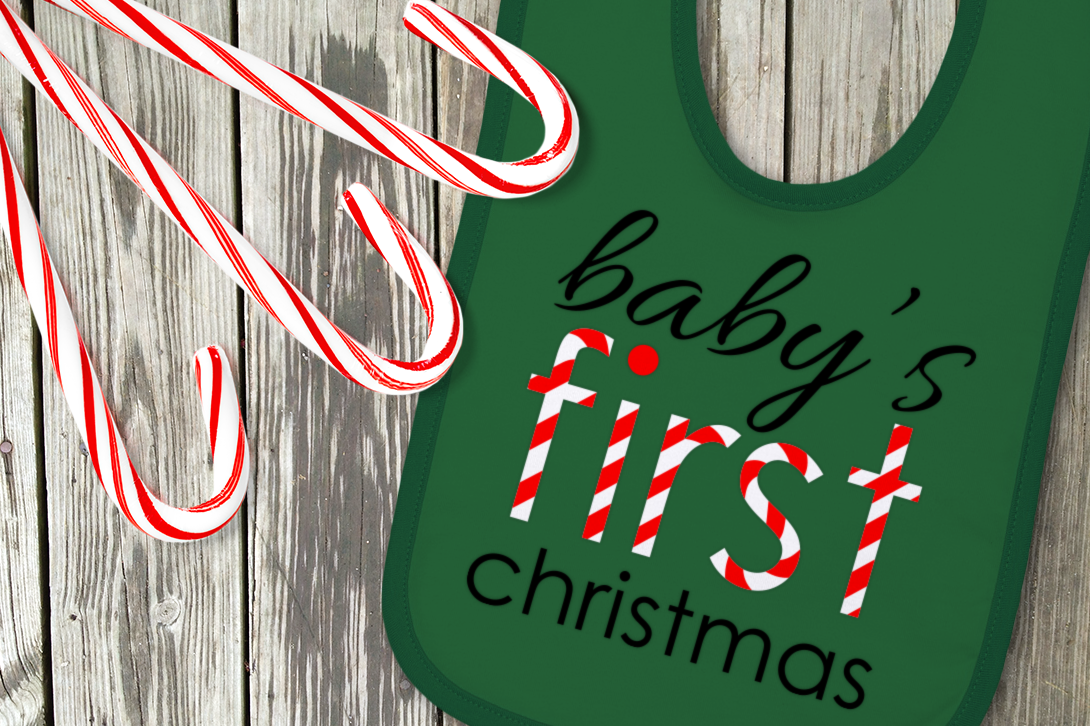 Baby's First Christmas | SVG | PNG | DXF By Designed by Geeks