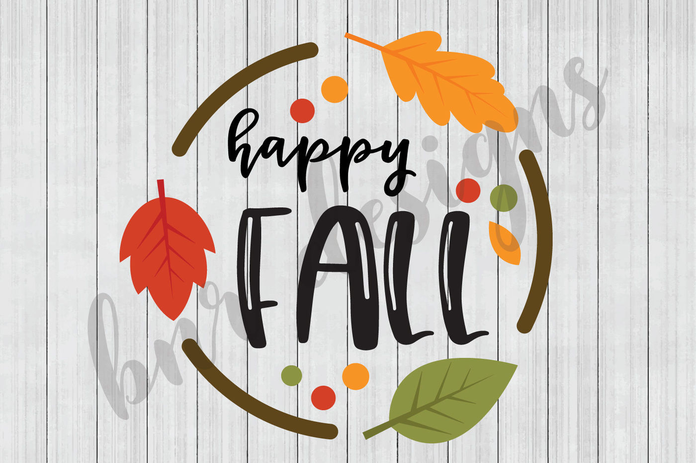 Download Fall SVG, Autumn SVG, SVG Files, DXF File By BNR Designs ...