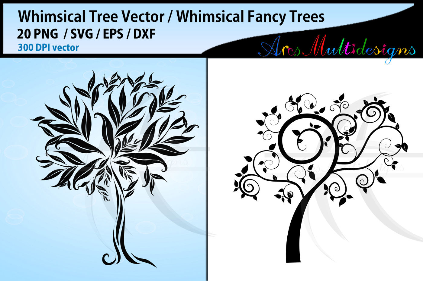 Download Whimsical Tree Svg Whimsical Tree Silhouettes Svg Whimsical Tree By Arcsmultidesignsshop Thehungryjpeg Com