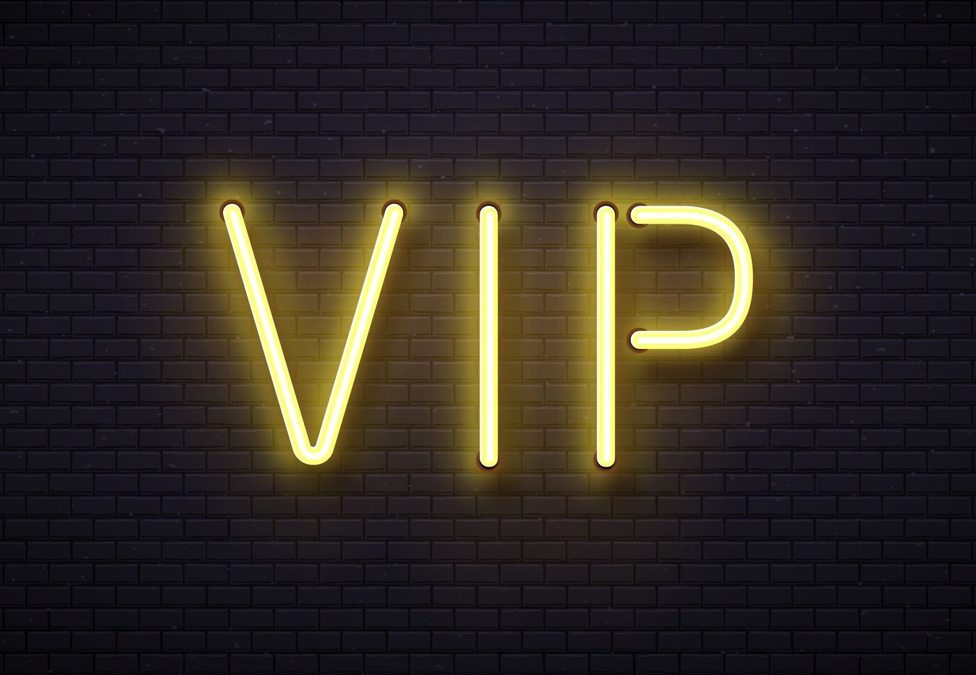 Vip Neon Sign Elegant Premium Members Club Luxury Banner With Golden By Tartila Thehungryjpeg Com