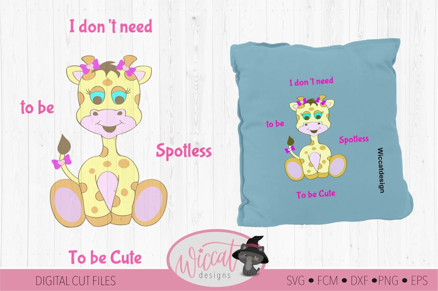 Baby Girl Giraffe Svg Cut File By Wiccatdesigns Thehungryjpeg Com