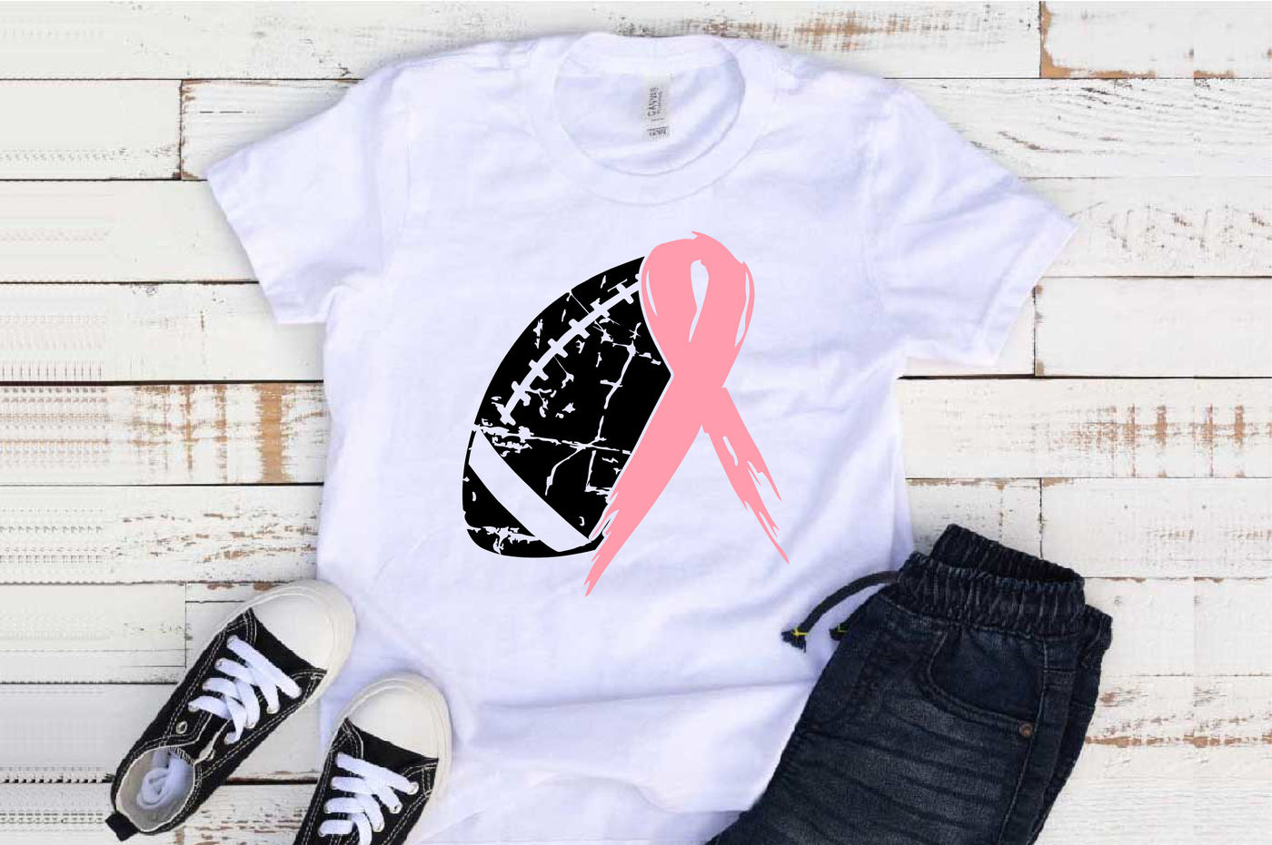 Tackle Breast Cancer Football Slang Cancer Awareness Unisex T