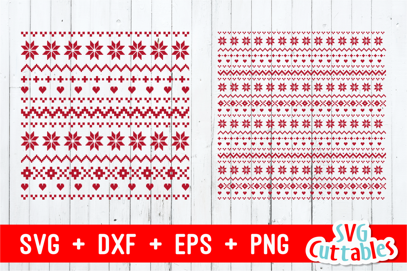 Download Christmas Sweater Pattern | SVG Cut File By Svg Cuttables ...