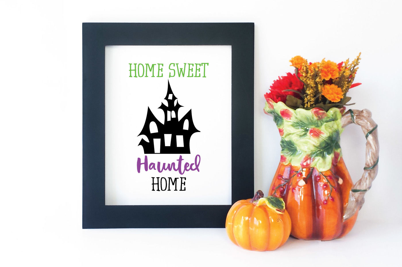 Home Sweet Haunted Home Svg Cut File Halloween Svg Eps Dxf Png By Shannon Keyser Thehungryjpeg Com