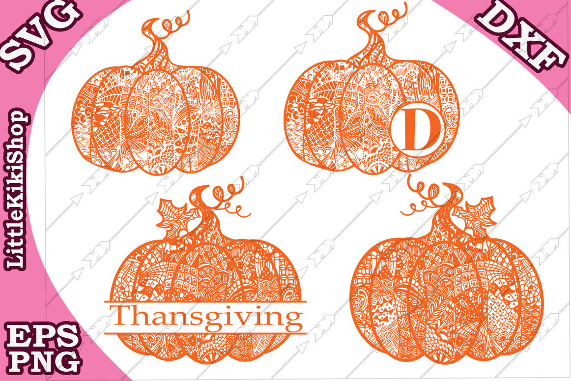 Bundle Pumpkin Svg Thanksgiving Svg Mandala Pumkin By Littlekikishop Thehungryjpeg Com