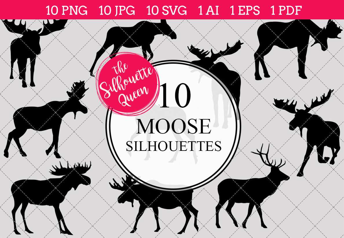 Download Free Moose Silhouette Svg Search PSD Mockup Template