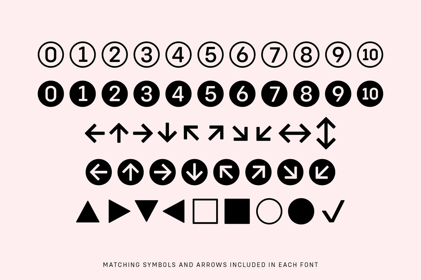 Config Rounded Font Family By Adam Ladd Thehungryjpeg Com