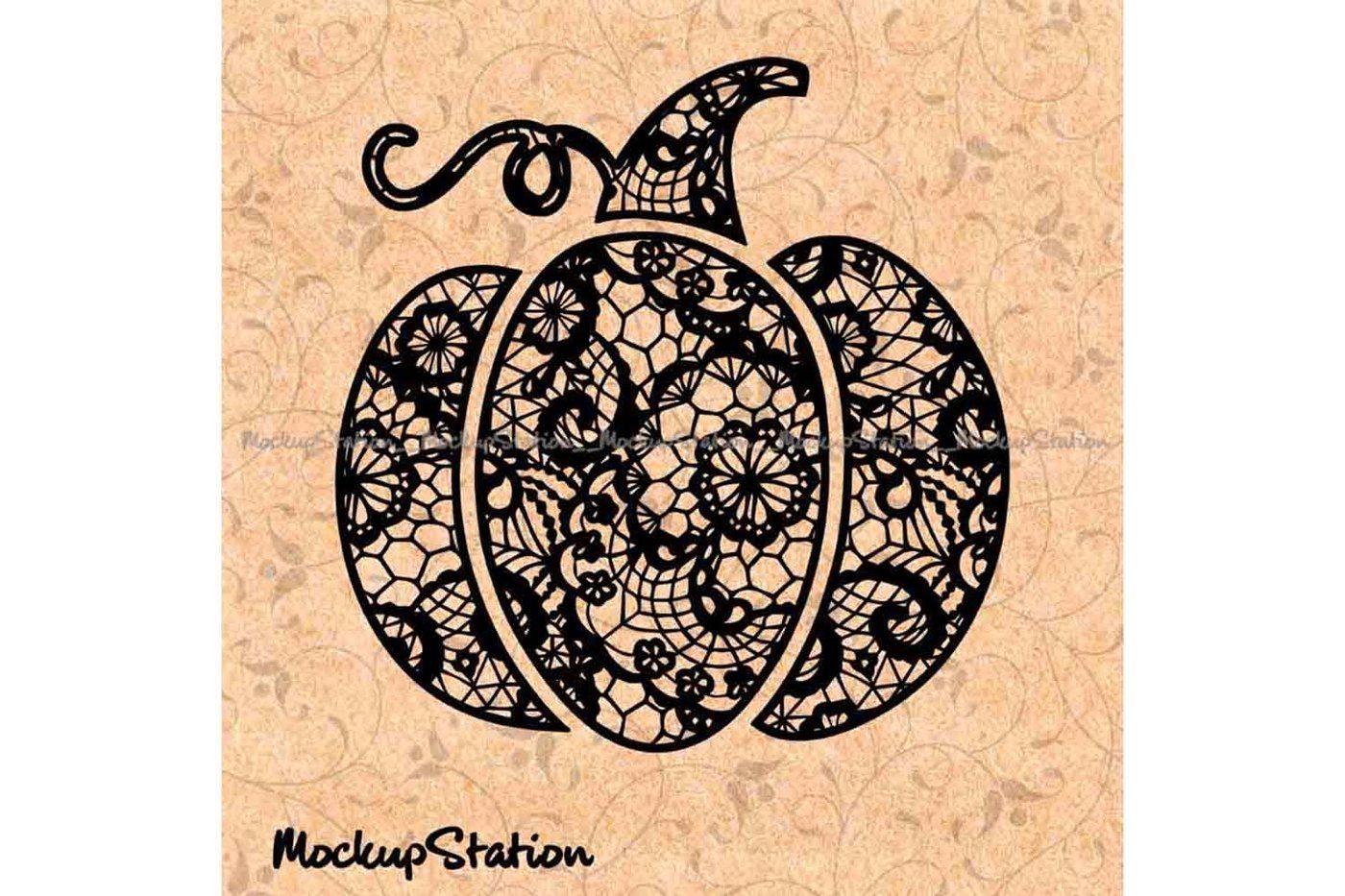 Download Pumpkin Lace Mandala Svg Png Vector Clip Art Cut File By Mockupstation Thehungryjpeg Com