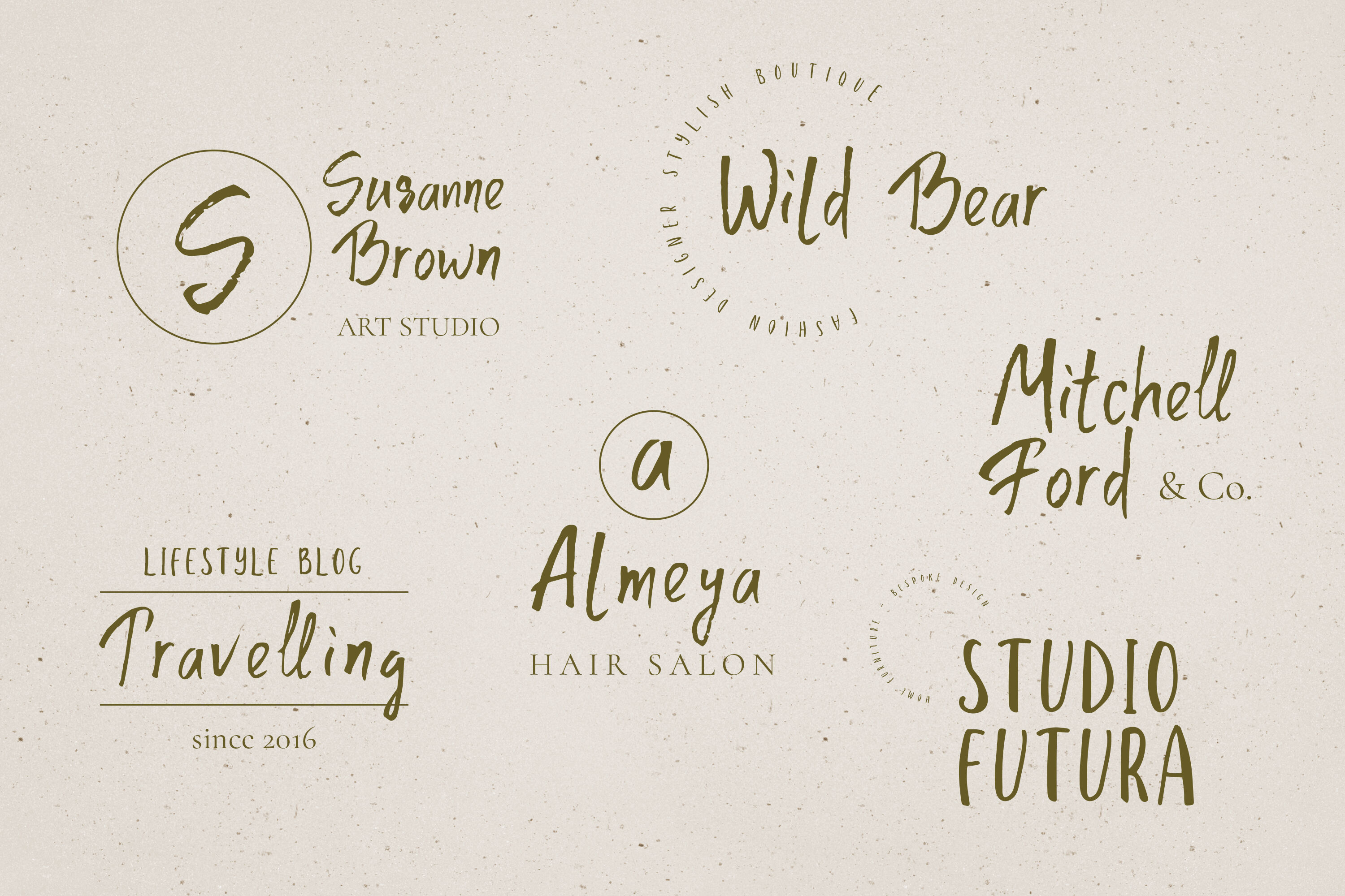 Parapluie Font Duo Plus 6 Logos Extra Swashes By Taningreen Thehungryjpeg Com