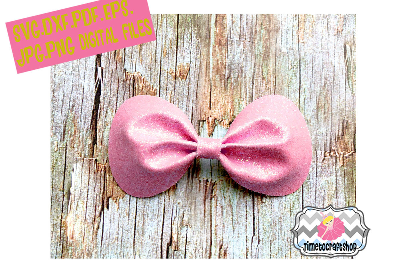 Pinch Center Round Corners Hair Bow Template By Timetocraftshop Thehungryjpeg Com