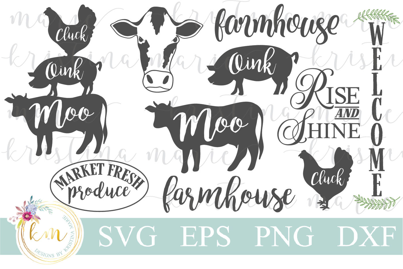 Download Farmhouse Svg Bundle By Kristina Marie Designs Thehungryjpeg Com