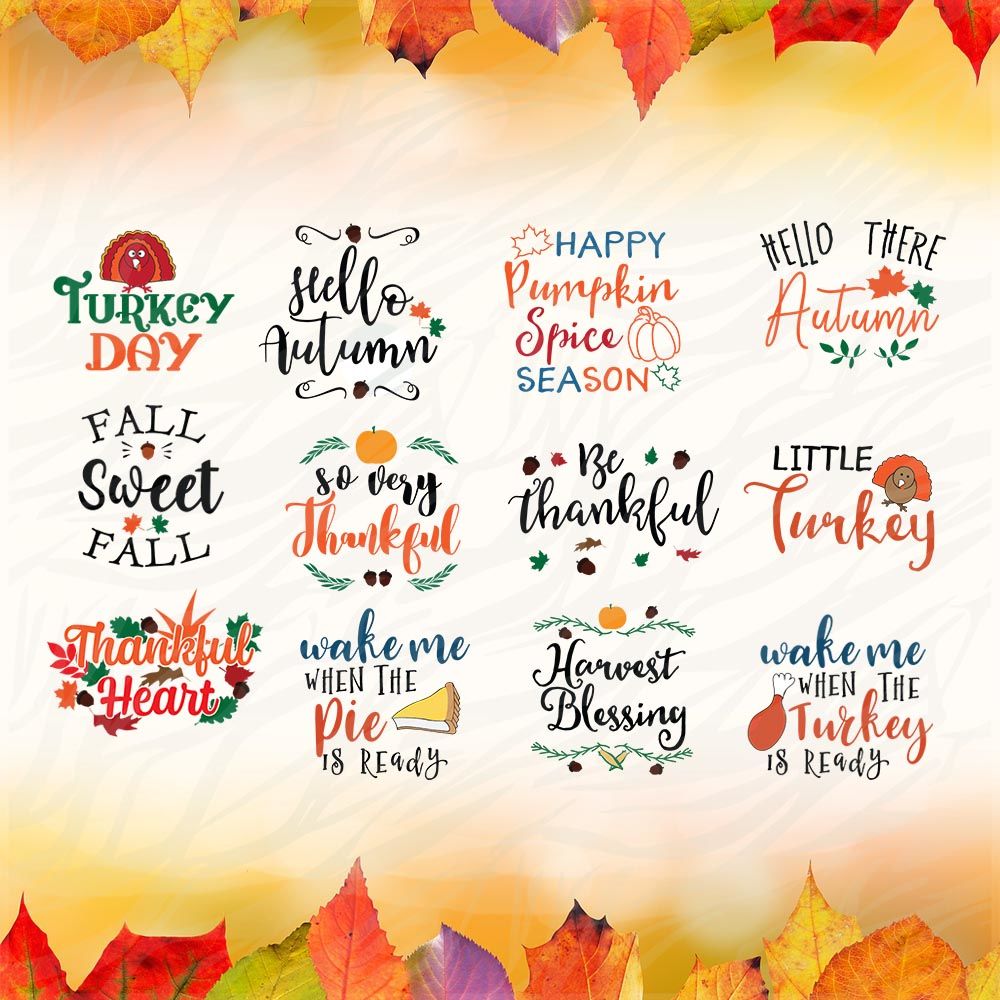 Download Fall season SVG Bundle , Thanksgiving SVG Printable By spoonyprint | TheHungryJPEG.com