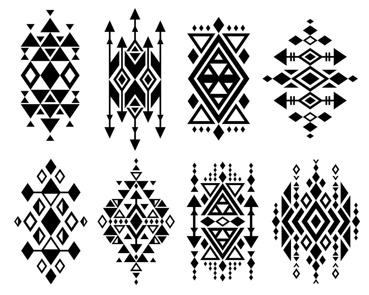 Aztec Tribal Pattern