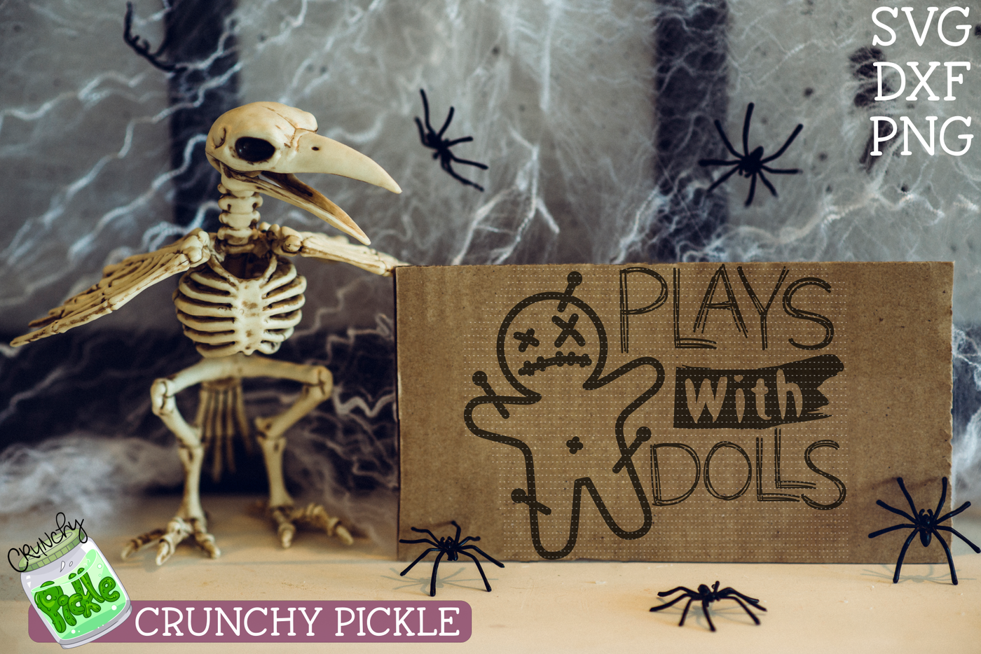 Plays With Dolls Creepy Voodoo Doll Svg By Crunchy Pickle Thehungryjpeg Com