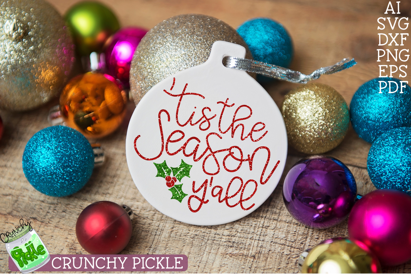 Tis The Season Y All Christmas Svg By Crunchy Pickle Thehungryjpeg Com