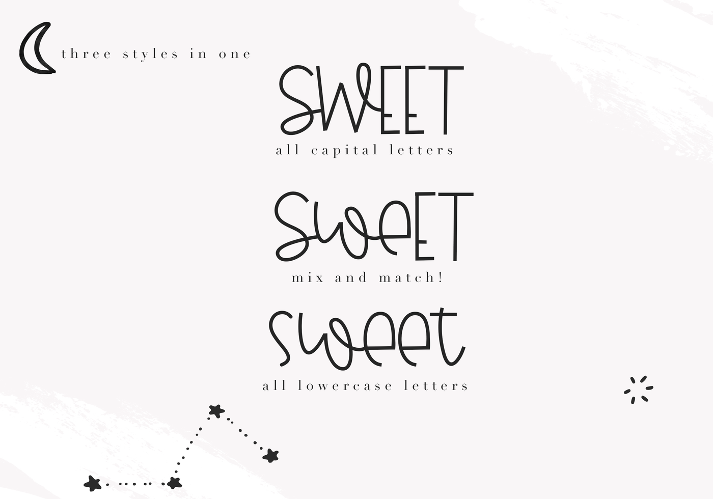 Sweet Dreamer A Fun Mismatched Font By Ka Designs Thehungryjpeg Com