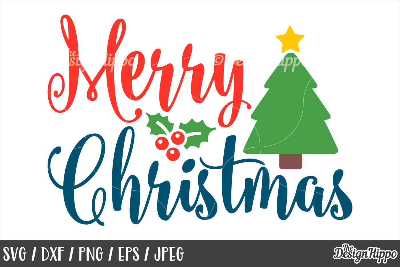 Download Merry Christmas Svg Bundle Christmas Svg Png Dxf Cricut Cut Files By The Design Hippo Thehungryjpeg Com