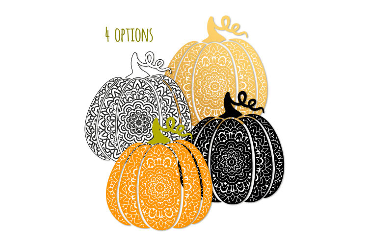 Scroll pumpkin svg. Bohemian fancy pumpkin By bunart | TheHungryJPEG.com