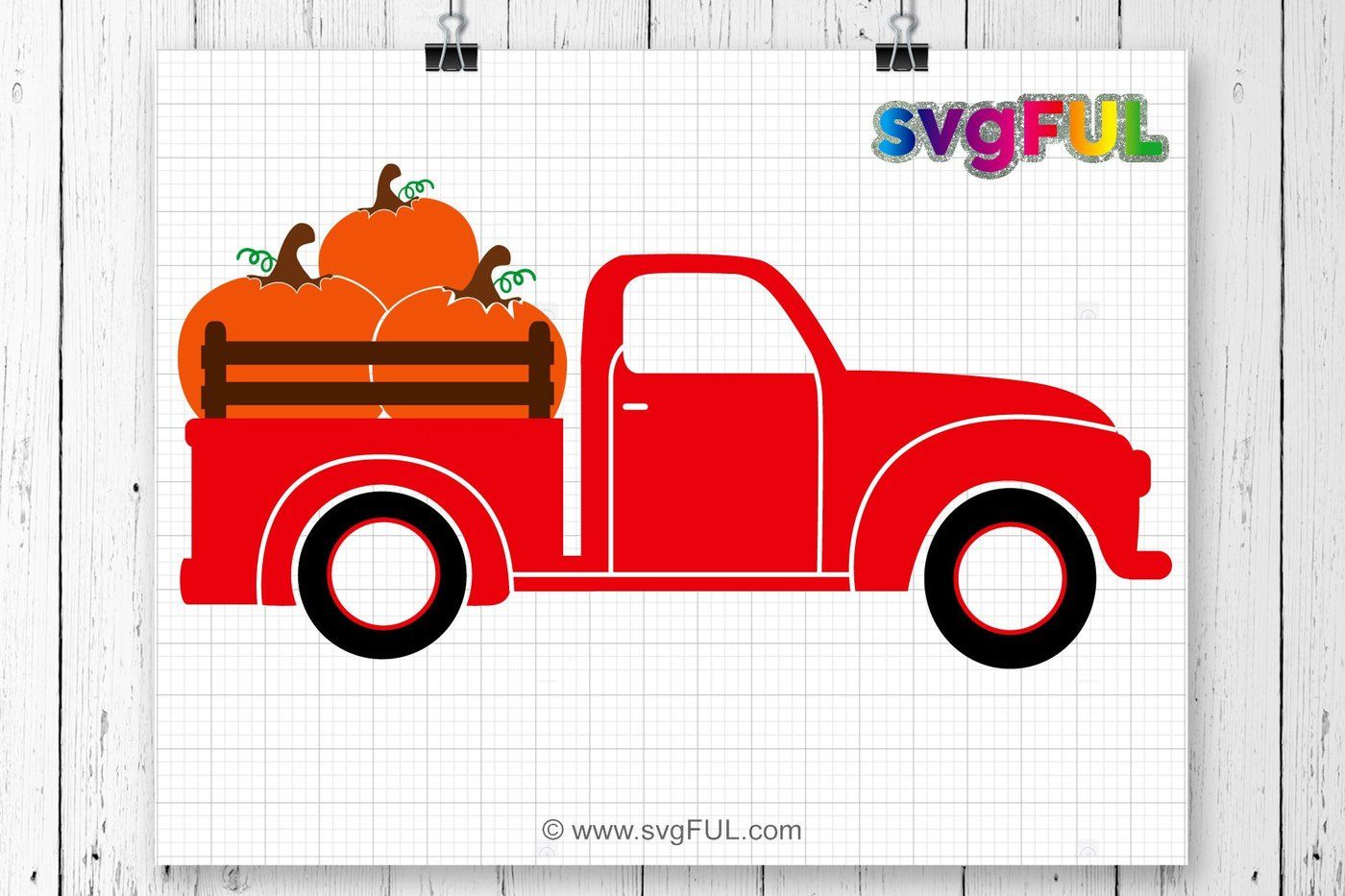Download SVG, Pumpkin Truck Svg, Antique Truck Svg, Halloween Svg ...