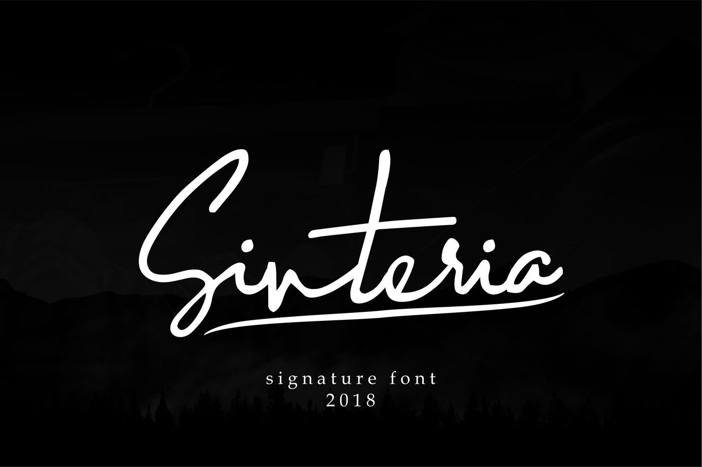 Sinteria Signature By Banyumili Studio Thehungryjpeg Com