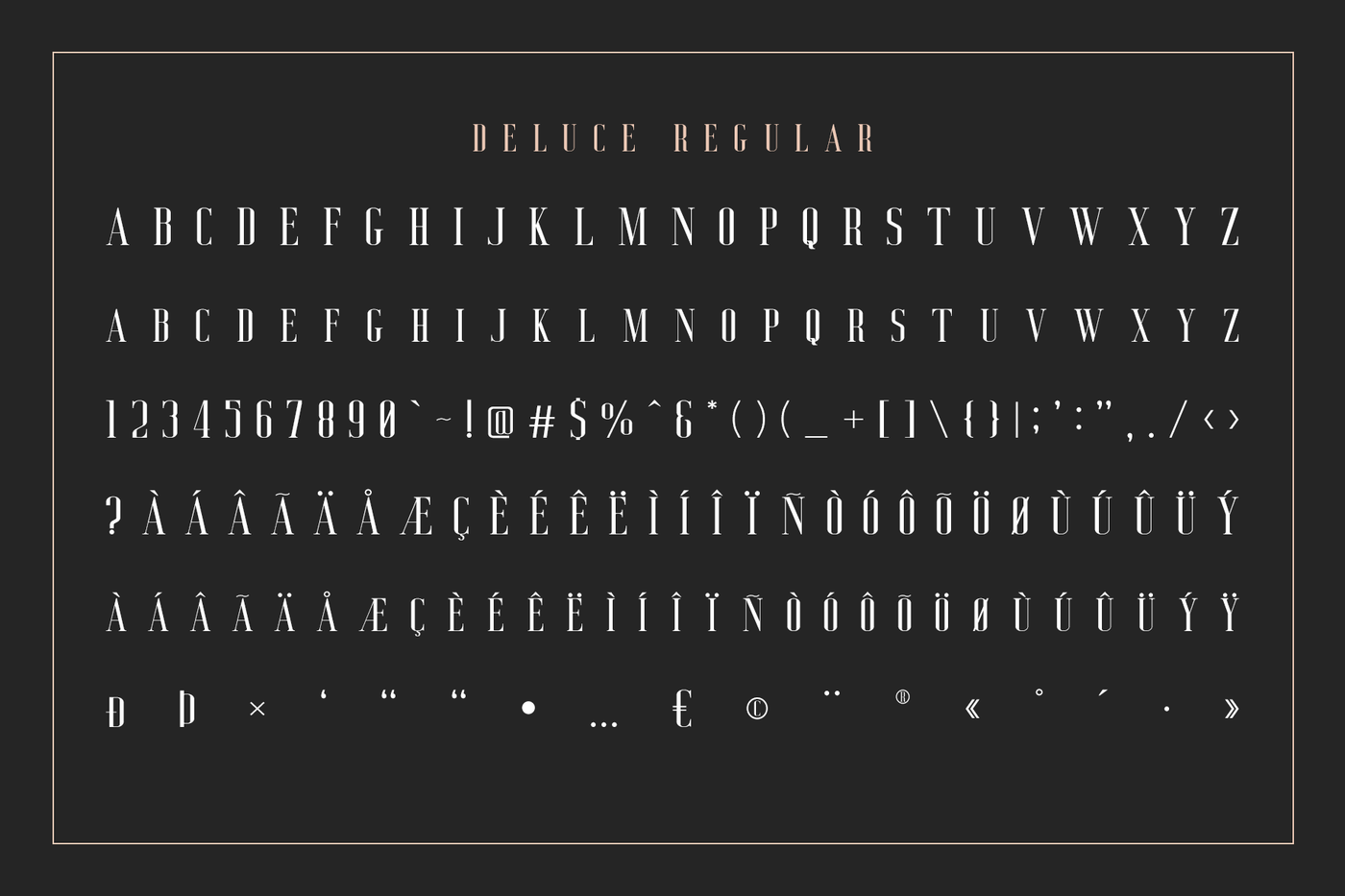 Deluce Luxury Serif Font By Craft Supply Co Thehungryjpeg Com