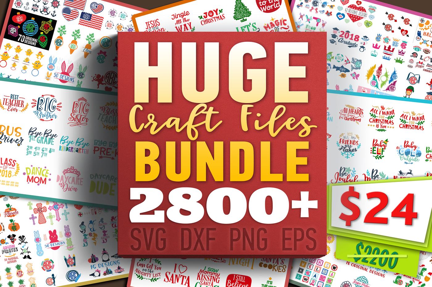 Download HUGE Craft Files Bundle in SVG, DXF, PNG, EPS formats. By ...