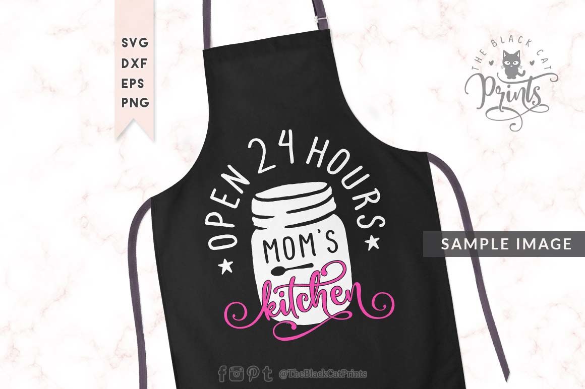 Download Mom S Kitchen Svg Dxf Eps Png By Theblackcatprints Thehungryjpeg Com