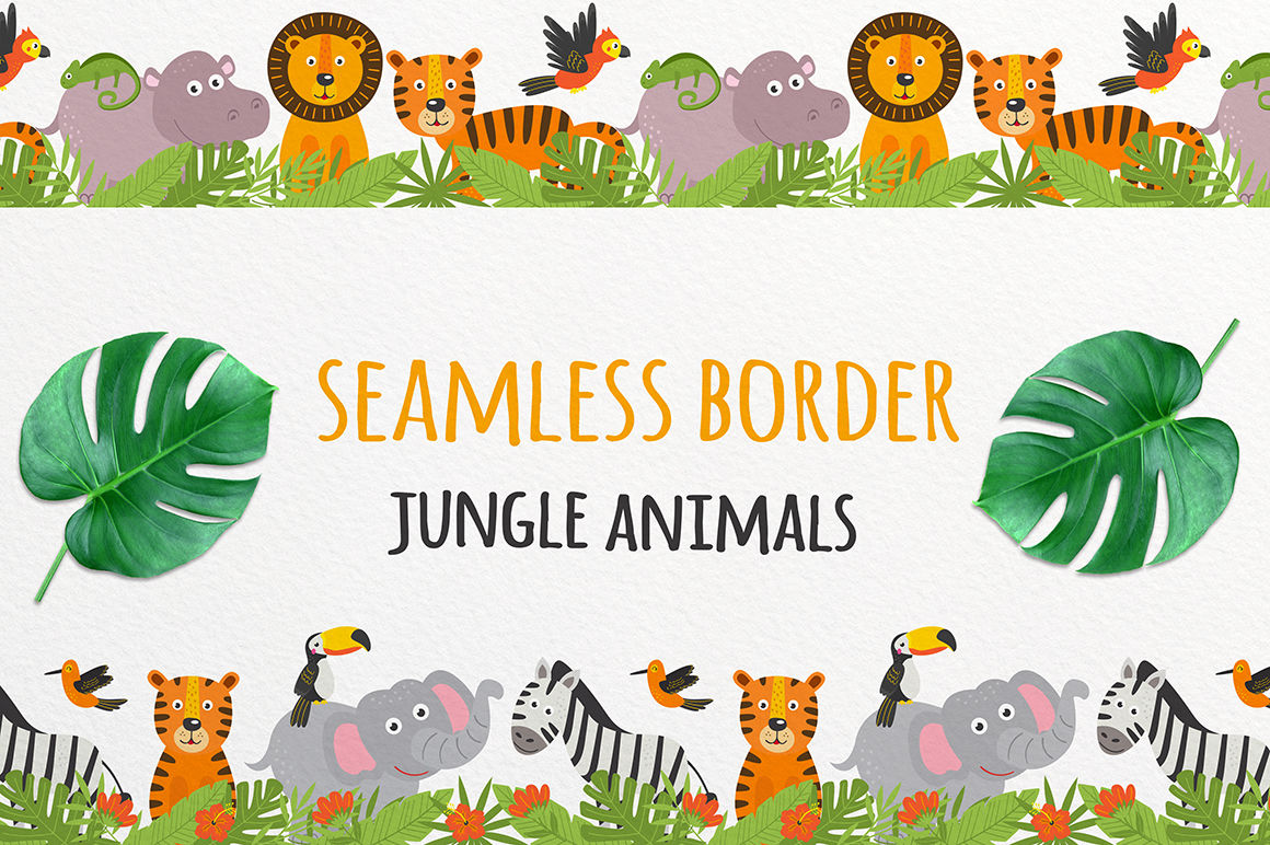 jungle animals collection By Nataka | TheHungryJPEG