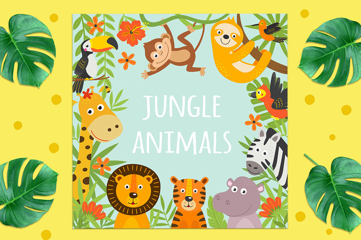 Download Baby Jungle Animals Svg Free