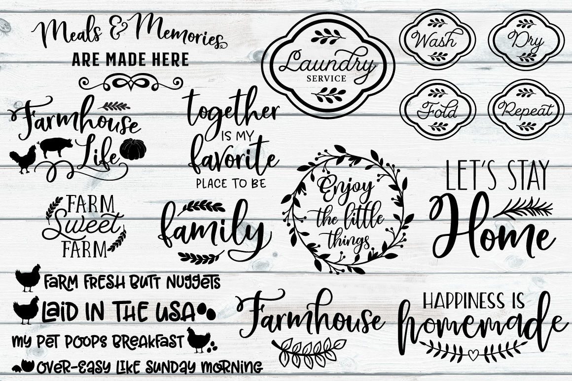 Farmhouse Bundle Svg Png Eps Dxf By Craft Pixel Perfect Thehungryjpeg Com