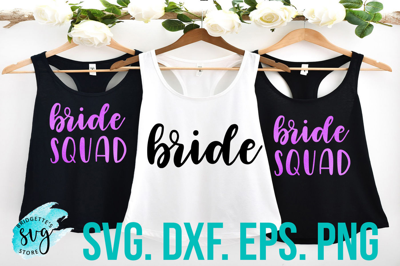 Download Bride Squad Bundle SVG, DXF, PNG, EPS File Cricut ...