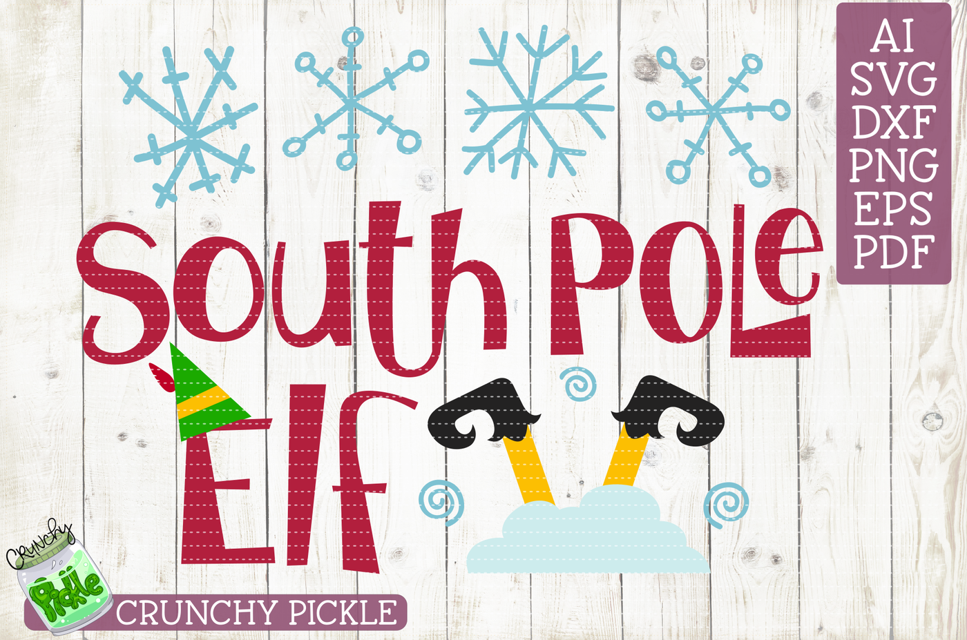 South Pole Elf Christmas Svg By Crunchy Pickle Thehungryjpeg Com