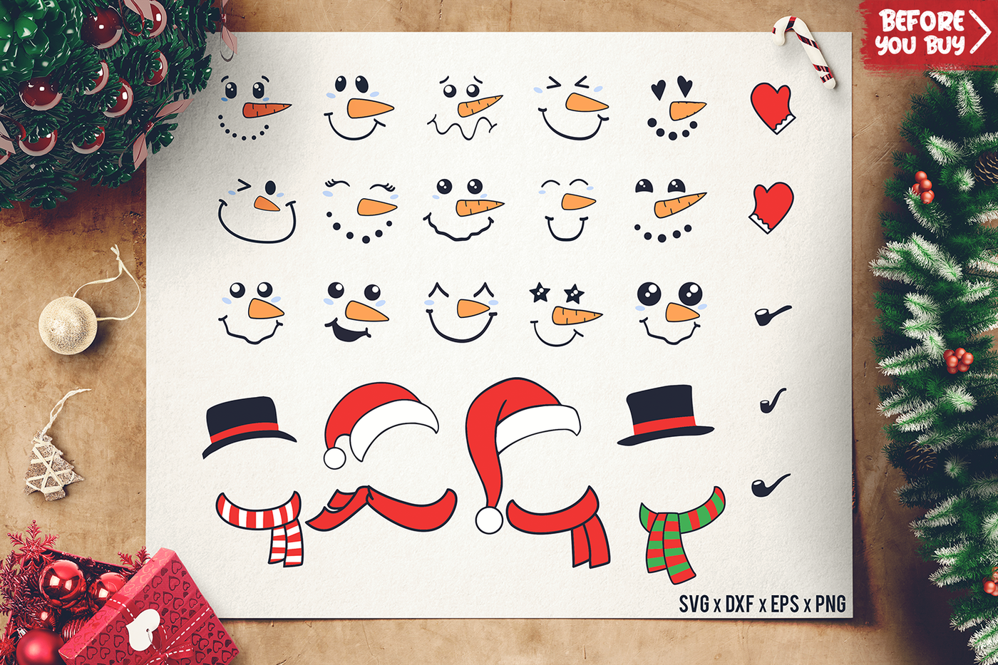 Download Christmas SVG Bundle - Christmas Sayings SVG - Cricut files By SharpSVG | TheHungryJPEG.com